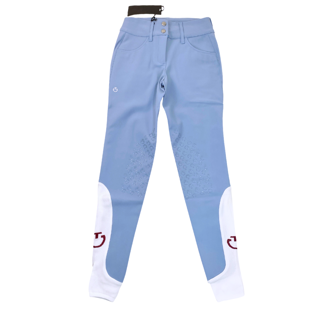 Cavalleria Toscana 'American' High Rise Jumping Breeches in Light Blue