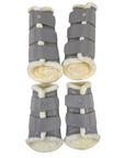 PS of Sweden Brushing Boots Set in Grey Taupe