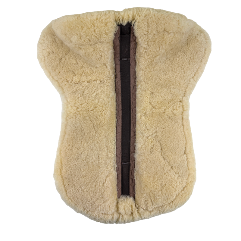 Mattes Dressage Half Pad in Brown/White