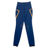 Front of RG Italy 'RG Leggings' Riding Tights  in Classic Blue  - Women's IT 44 (XL)