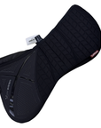 LeMieux 'ProSorb Plain 3 Pocket' Quilted Half Pad Black in Black