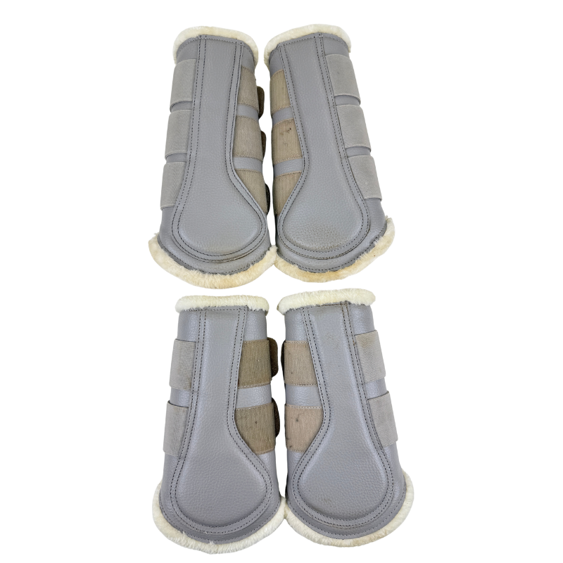 PS of Sweden Brushing Boots Set in Grey Taupe