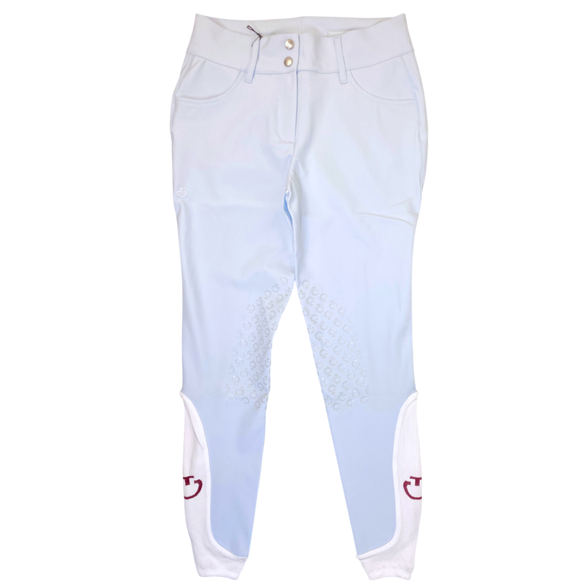 Cavalleria Toscana 'American' High Rise Jumping Breeches in Dove Blue