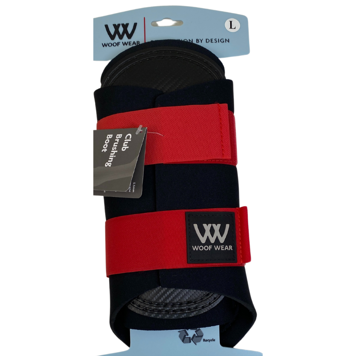 Woof Wear &#39;Sport&#39; Brushing Boots in Red/Black