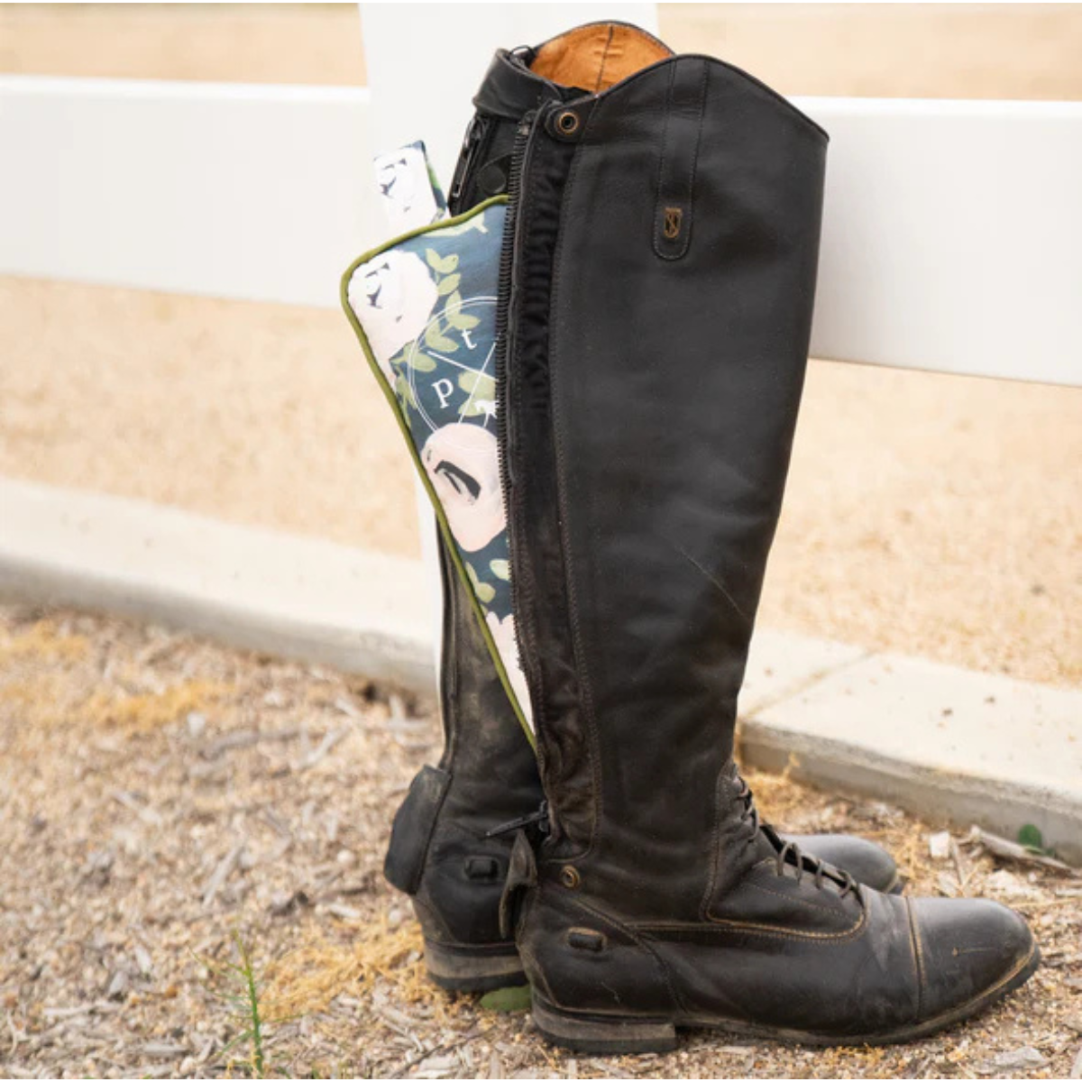 The Posh Pony Boot Stuffers in Brown Plaid