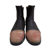 Romitelli Paddock Boots in Brown/Pearlescent Pink