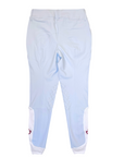 Cavalleria Toscana 'American' High Rise Jumping Breeches in Dove Blue