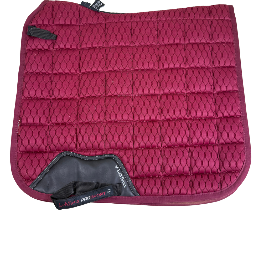 LeMieux Carbon Mesh Dressage Pad in Mulberry