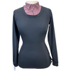 Callidae 'The Practice' Long Sleeve Shirt in Black/Bloodstone Eyes - Women's Large