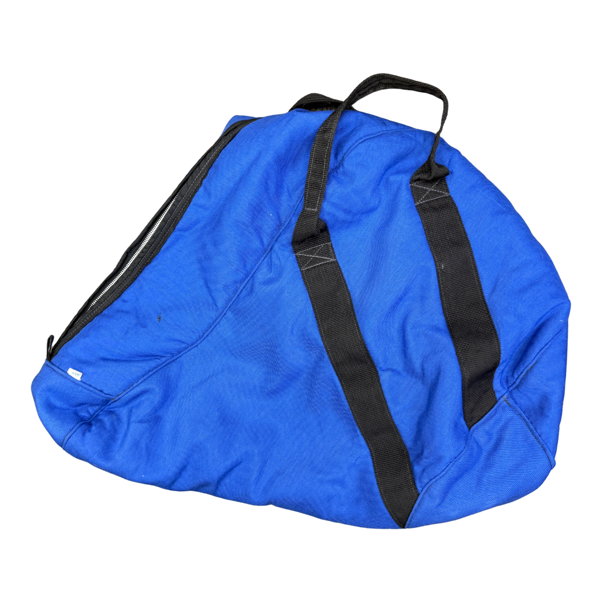 Fleece-Lined Saddle Bag in Blue