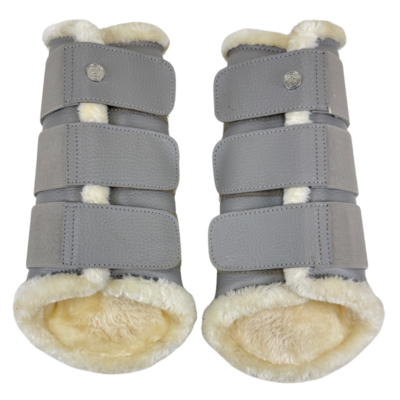 PS of Sweden Brushing Boots Set in Grey Taupe