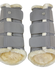 PS of Sweden Brushing Boots Set in Grey Taupe