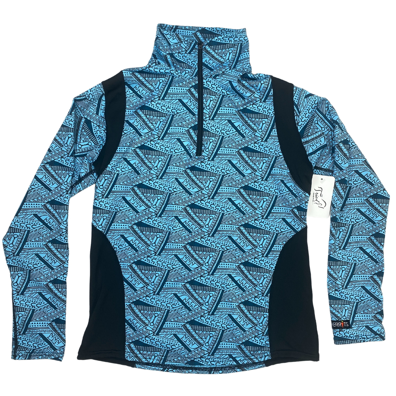 Kerrits Long Sleeve Print Shirt in Equestrian Geo 