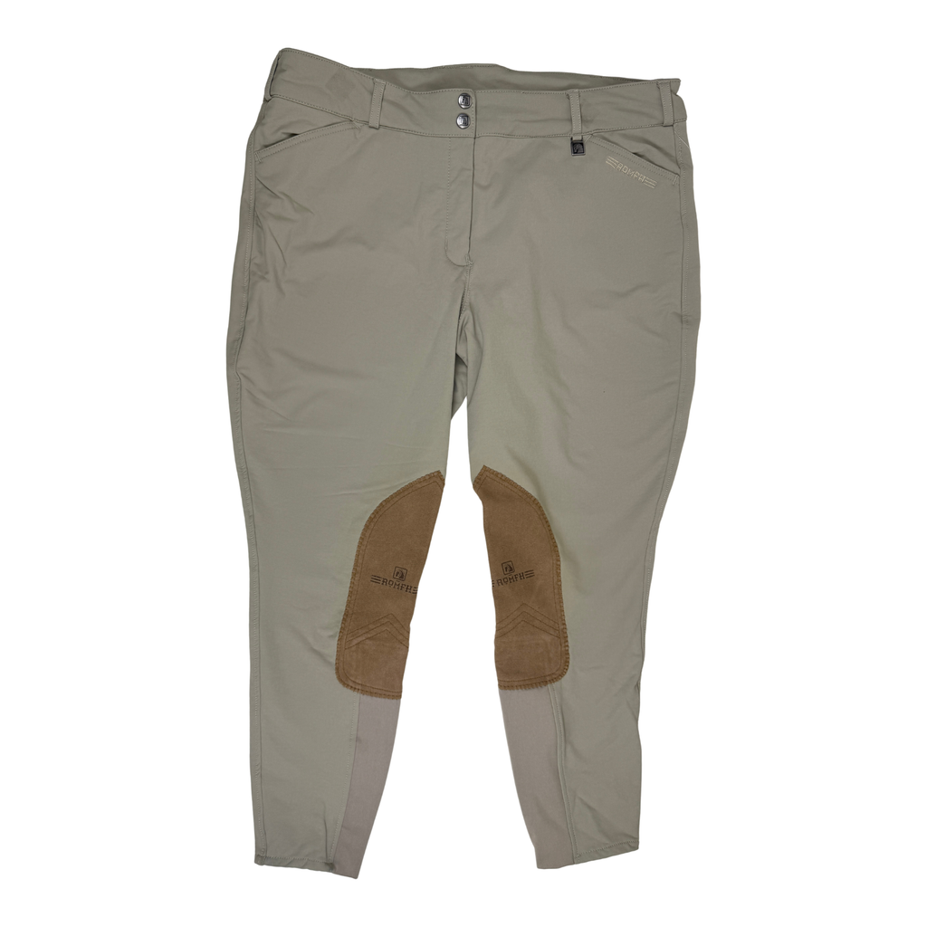 Romfh 'Sarafina' Knee Patch Breeches in Tan