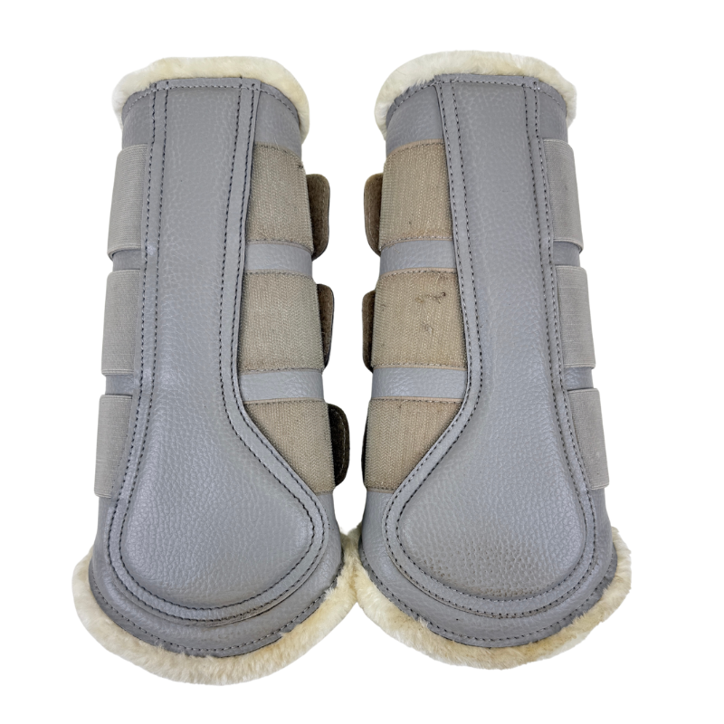 PS of Sweden Brushing Boots Set in Grey Taupe