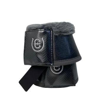 Equestrian Stockholm Bell Boots in Silver Cloud