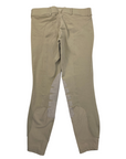 Back of Ariat Heritage Elite Knee Patch Breeches in Khaki - Women's 24R