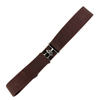 Elastic Surcingle Belt in Chocolate