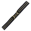 Ellany 1.5" Snaffle Belt in Black/Gold - One Size