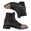 Romitelli Paddock Boots in Brown/Pearlescent Pink
