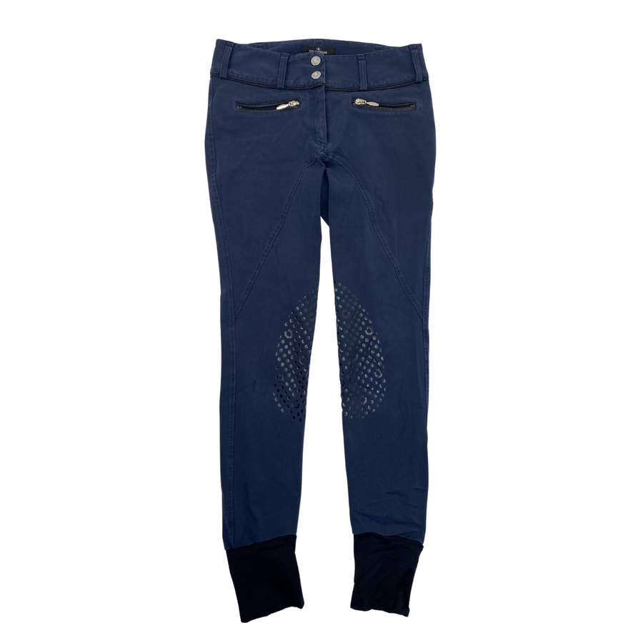 Equestrian Stockholm 'Ultimate' Knee Grip Breeches in Navy