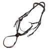 Vespucci Square Raised Figure 8 Bridle in Brown - Full