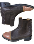 Romitelli Paddock Boots in Brown/Pearlescent Pink