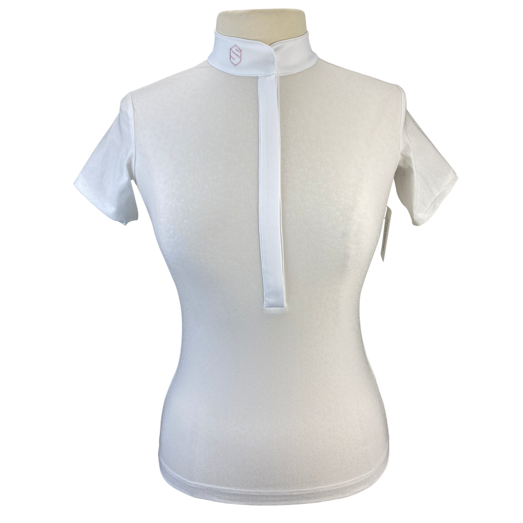 Samshield Philomene Show Shirt in White/Yellow Chetah - Women's XS