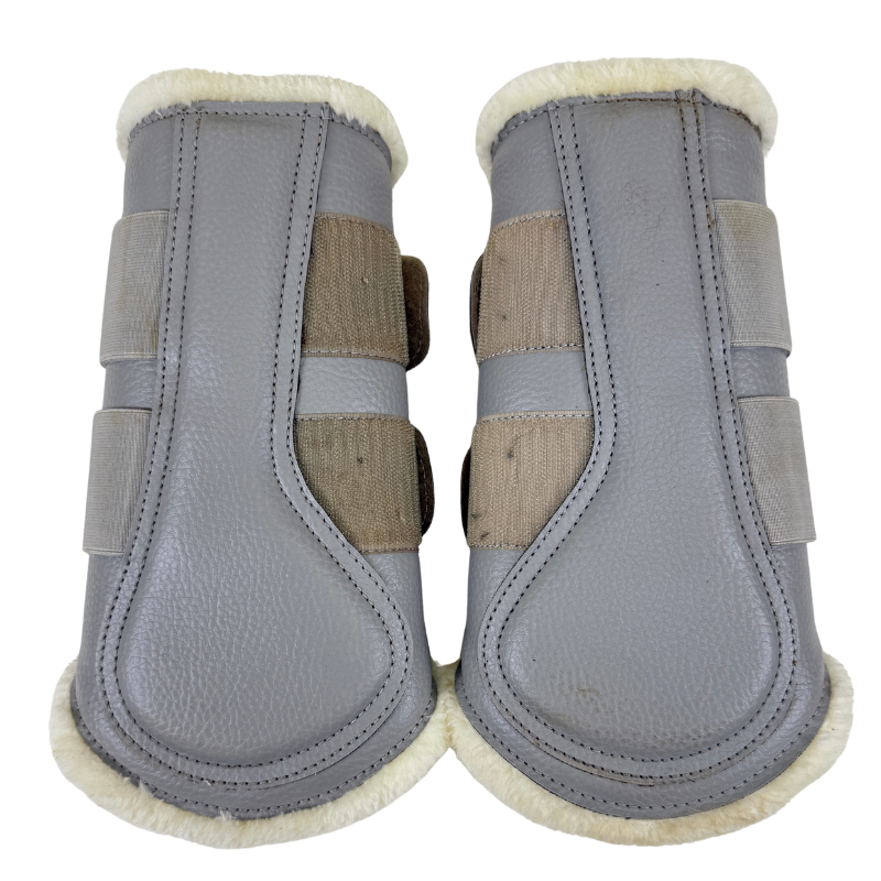 PS of Sweden Brushing Boots Set in Grey Taupe