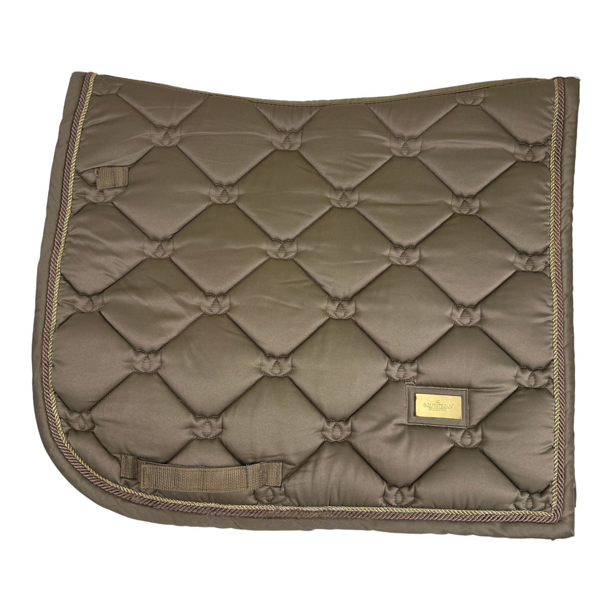 Equestrian Stockholm Dressage Saddle Pad in Champagne