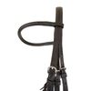 Vespucci Square Raised Figure 8 Bridle in Brown - Full