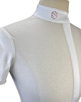 Samshield Philomene Show Shirt in White/Yellow Chetah - Women's XS