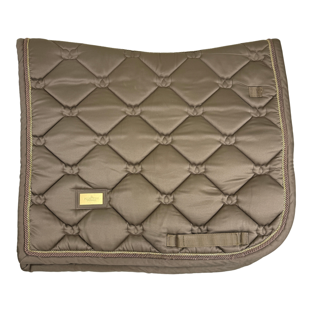 Equestrian Stockholm Dressage Saddle Pad in Champagne