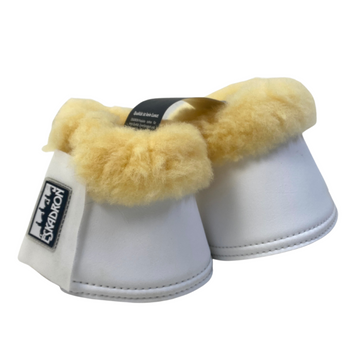 Eskadron Fleece Bell Boots in White