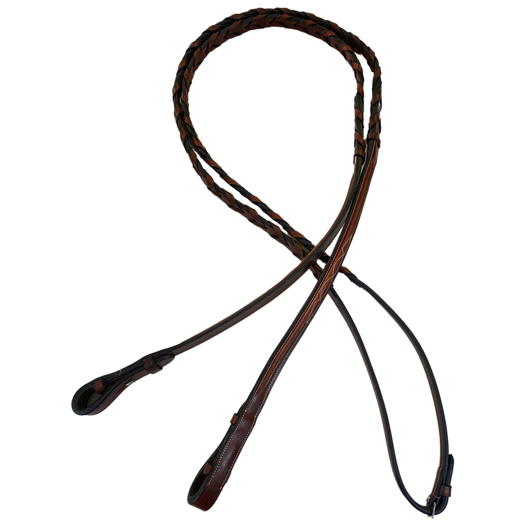 Arc De Triomphe Fancy Laced Reins in Cognac