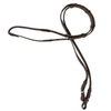 Correct Connect Rubber Thumb Grip Reins in Brown - Full