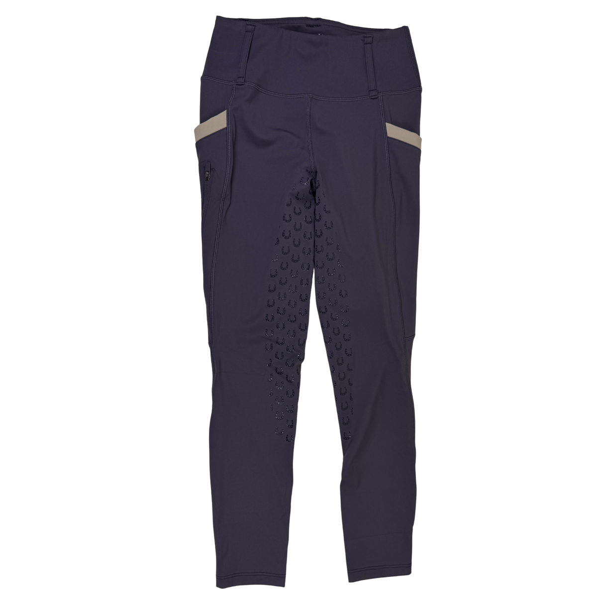 FitsT4 Full Seat Silicone Riding Tights in Charcoal