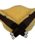 Butet Fleece Stud Belly Guard Girth in Cachou - 135cm (53")