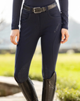 LeMieux 'Amara II' Knee Grip Breeches in Navy - Women's UK 18 (US 34)