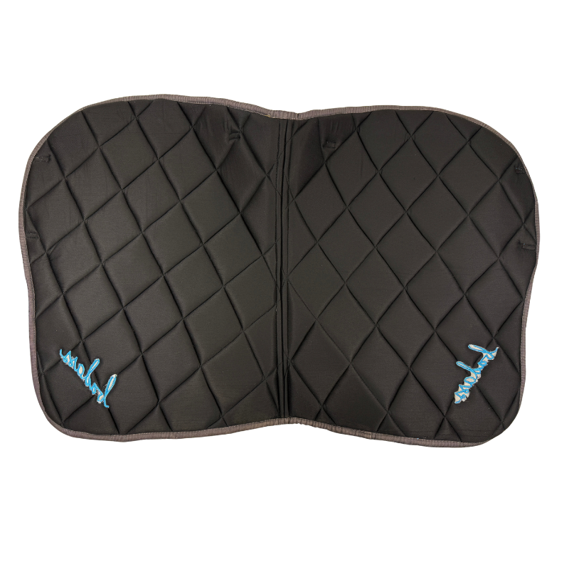 Mare Modern Goods Saddle Pad in Grey/Blue