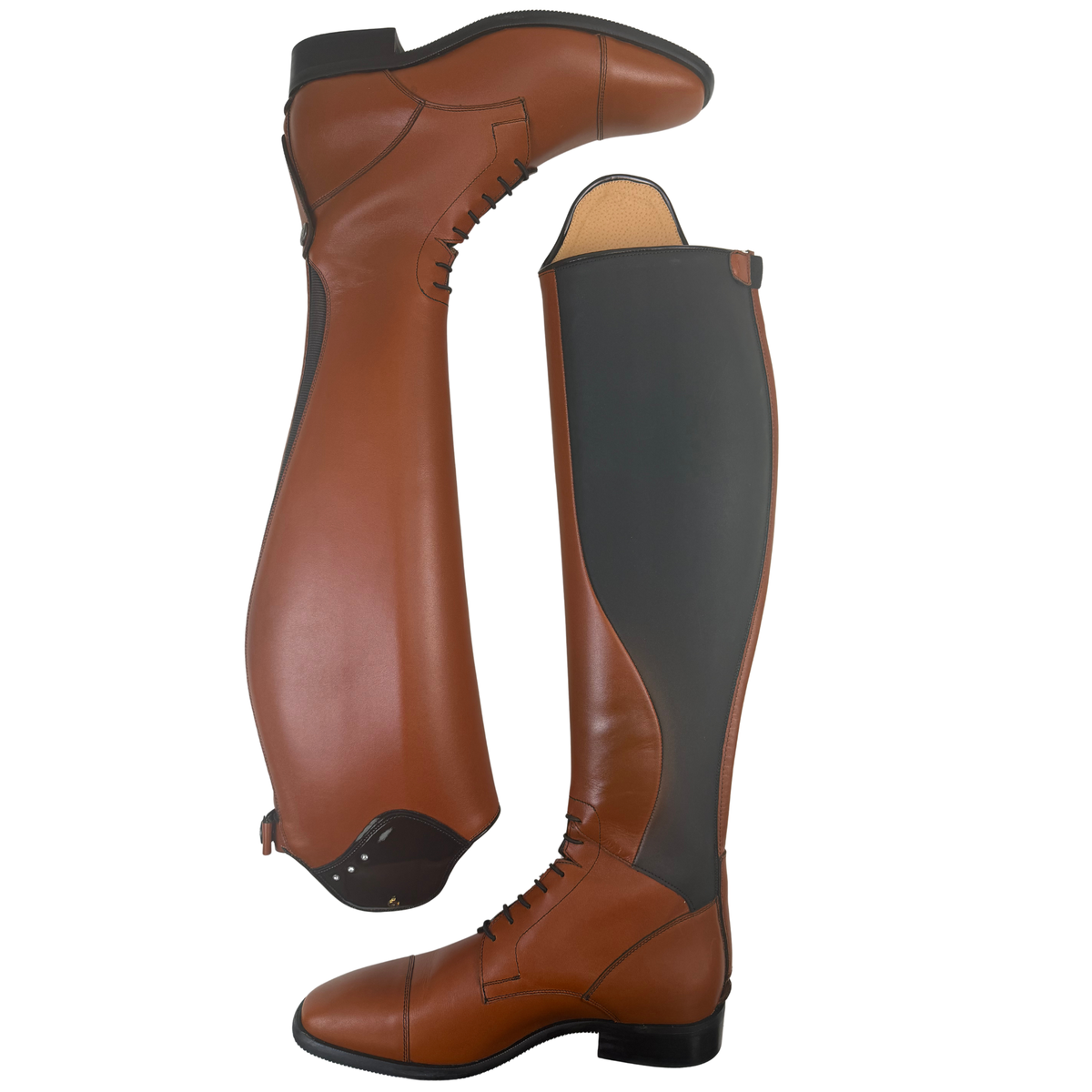Petrie Custom Field Boots in Cognac