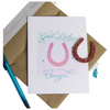 unt Seat Paper Co. "Good Luck Cowgirl" Card