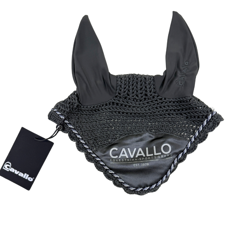 Cavallo Harka Fly Bonnet in Charcoal
