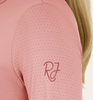 RJ Classics 'Jemma' Mock Neck Shirt in Rosette