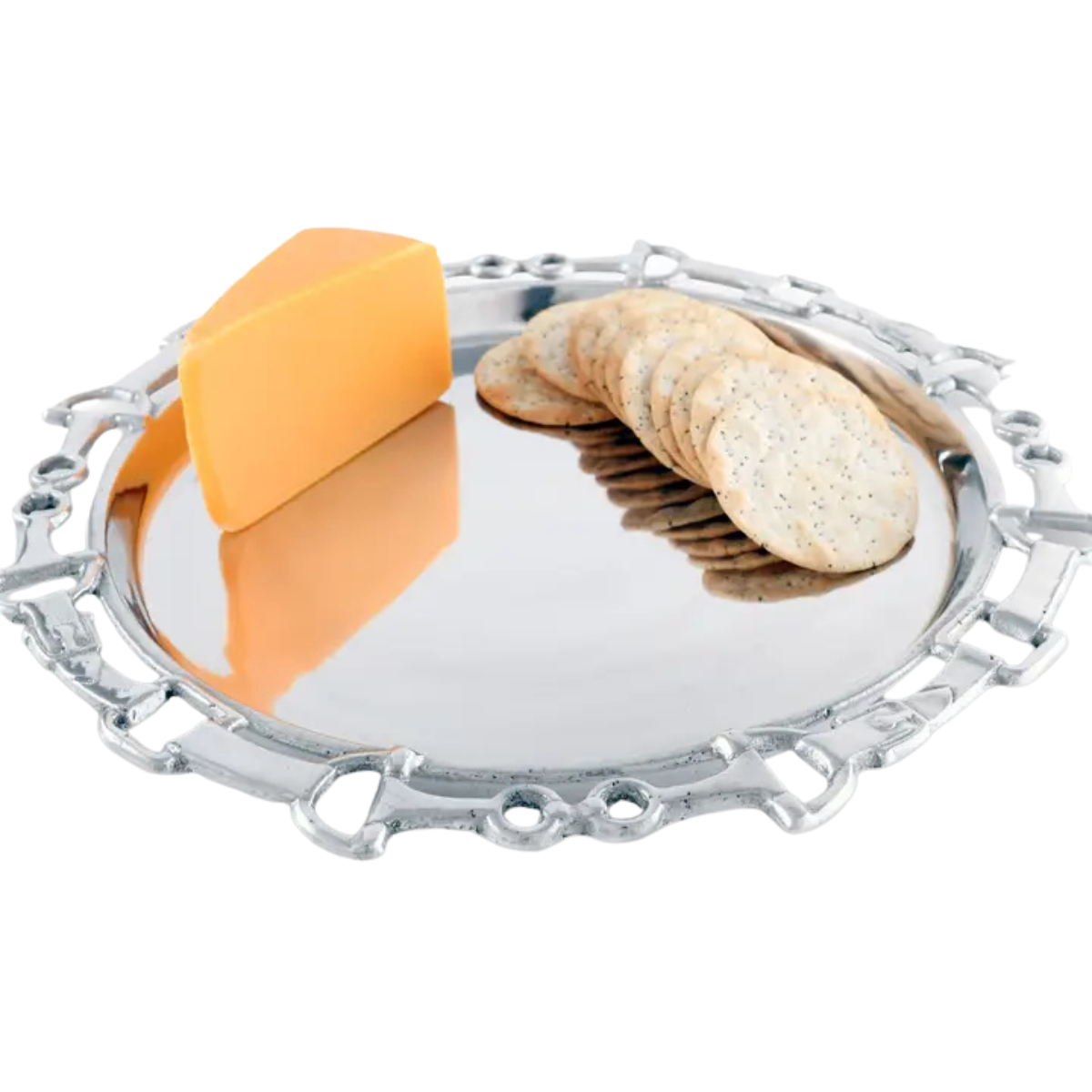 Arthur Court Round Equestrian Tray
