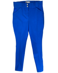 Dover Riding Sport Fleece Knee Patch Breeches  in Bright Blue - Children's 12
