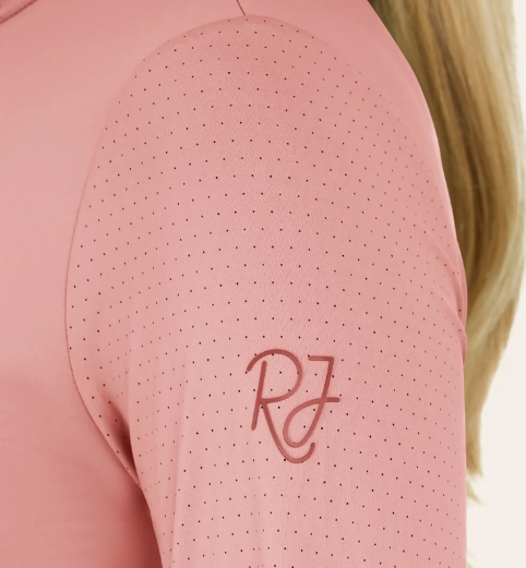 RJ Classics 'Jemma' Mock Neck Shirt in Rosette