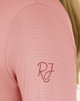 RJ Classics 'Jemma' Mock Neck Shirt in Rosette
