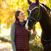 LeMieux 'Rose' Hooded Vest in Damson