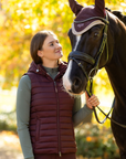 LeMieux 'Rose' Hooded Vest in Damson